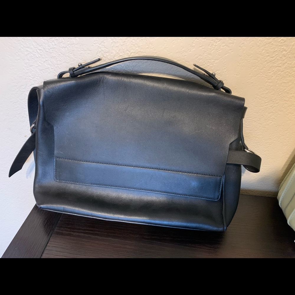 All Saints Black Satchel
